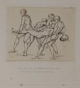 Quality Etching RAFFAELLO SANZIO Painted in 1807 - Printed in 1865