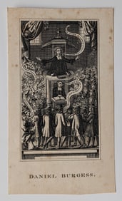 Antique Paper Sheet with Rare and Fine Art Ephemera Gravures