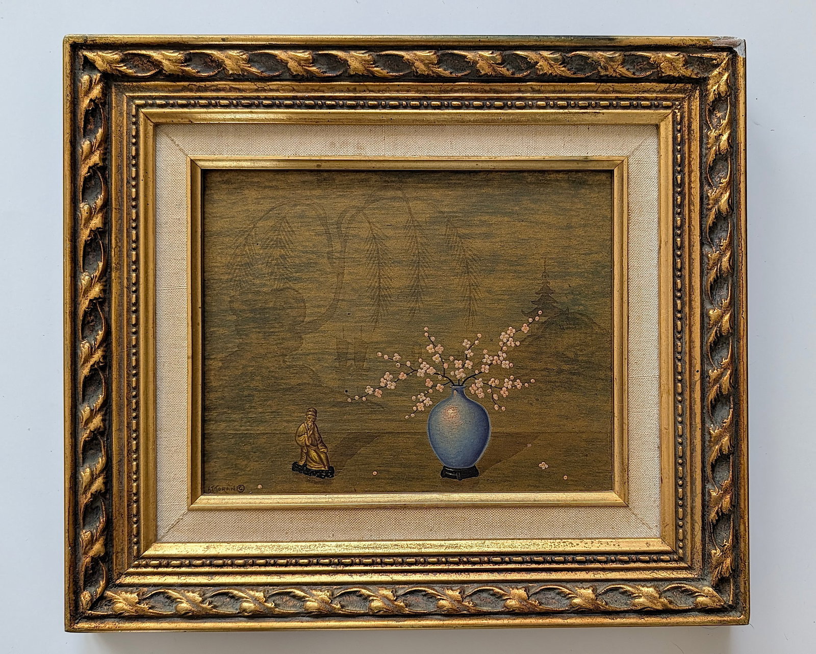 ALFONSO T. TORAN (1896-1965) Still Life Painting Signed, Framed: ABOUT PROVENANCE AND ATTRIBUTION: This item originates from the estate of a prominent Miami-based dealer and collector active throughout the 20th century. It comprises a wide variety of artworks and e