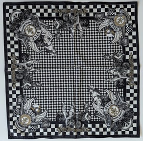 Vintage Scarce Scarf VICE MERCHANTS Motorcycles 26" x 26"