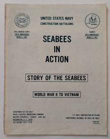 Scarce Original (No Reprod.) Ephemera SEABEES Civil Eng. Corps, US Navy