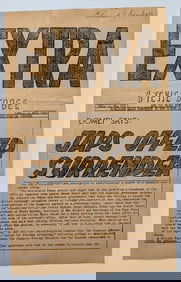 Scarce Original (No Reprod.) Ephemera SEABEES Civil Eng. Corps, US Navy