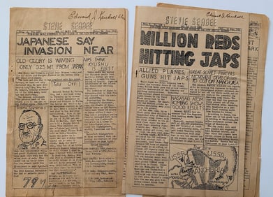 Scarce Original (No Reprod.) Ephemera SEABEES Civil Eng. Corps, US Navy