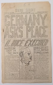 Scarce Original (No Reprod.) Ephemera SEABEES Civil Eng. Corps, US Navy