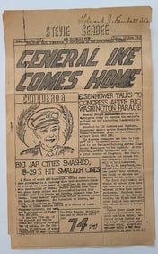 Scarce Original (No Reprod.) Ephemera SEABEES Civil Eng. Corps, US Navy