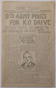 Scarce Original (No Reprod.) Ephemera SEABEES Civil Eng. Corps, US Navy