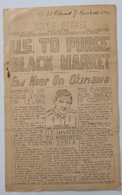 Scarce Original (No Reprod.) Ephemera SEABEES Civil Eng. Corps, US Navy