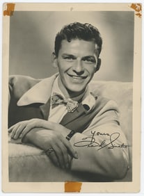 FRANK SINATRA - B&W Promotional Photograph, Ca. 40's - 50's