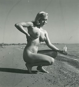 ANDRÉ DE DIENES Vintage Photo 1950s-1960s Nude Study