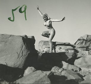 ANDRÉ DE DIENES Vintage Photo 1950s-1960s Nude Study
