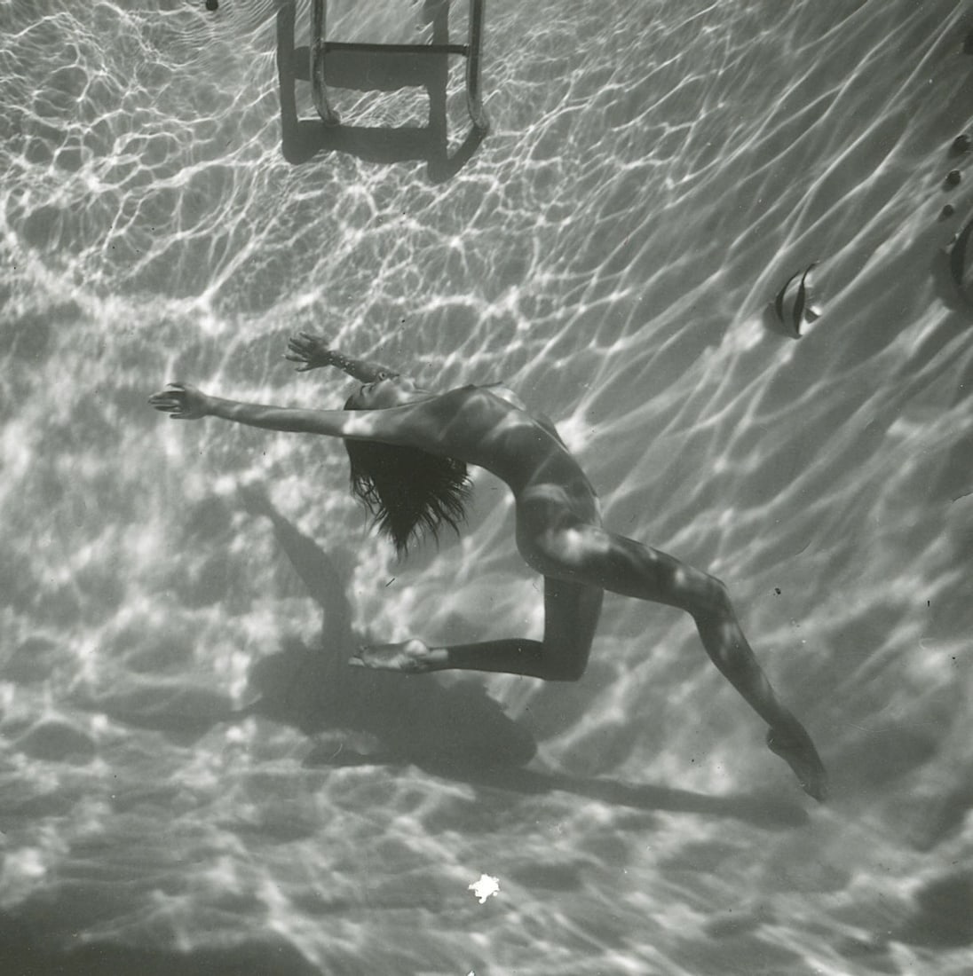 ANDRÉ DE DIENES Vintage Photo 1950s-1960s Nude Study: The provenance of this photo is from the estate/archives of notable photographer André de Dienes (Hungarian 1913 - 1986) in CA. André de Dienes is a well-known photographer, especially recognized fo