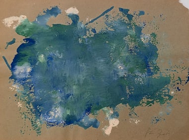 Abstract Expressionism Action Art by SAM FRANCIS (?), 20th C.