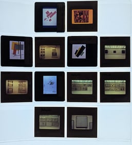 MALEVICH Unique Museal Set of Original 20th C. 35mm Art Slides