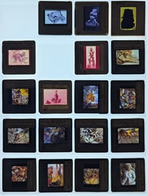 BOCCIONI Unique Museal Set of Original 20th C. 35mm Art Slides