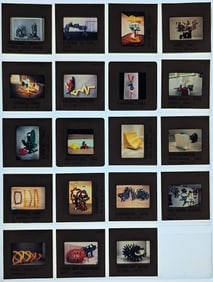 MODERN SCULPTURE Unique Museal Set of Original 20th C. 35mm Art Slides