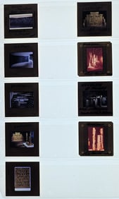 NEVELSON Unique Museal Set of Original 20th C. 35mm Art Slides