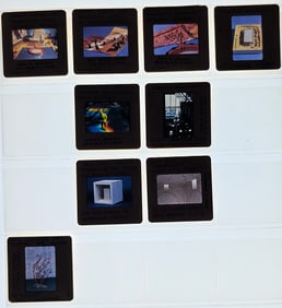 MORRIS & MORE Unique Museal Set of Original 20th C. 35mm Art Slides