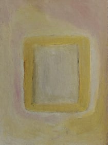 Neo-Expressionist Oil Pastel Painting, Signed FRIEND 84 NYC - 1984