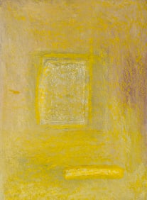 Neo-Expressionist Oil Pastel Painting, Signed FRIEND 84 NYC - 1984