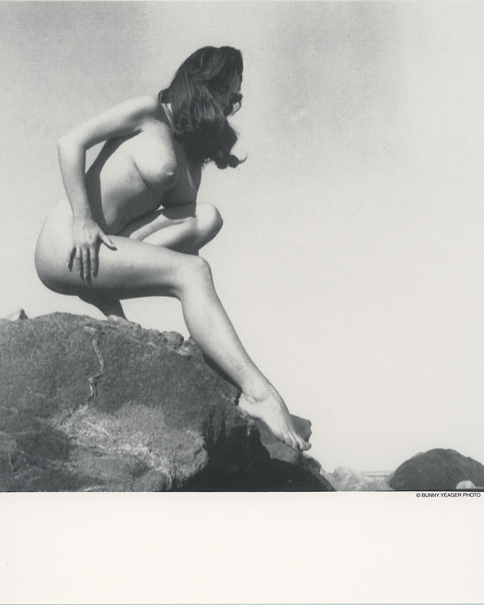 BUNNY YEAGER Vintage Pin Up Litho Model DIANE WEBBER: This lot is consigned by a collector in RI. The provenance is from Bunny Yeager's estate/archives. Linnea Eleanor "Bunny" Yeager (March 13, 1929 - May 24, 2014) was an American photographer and pin-up