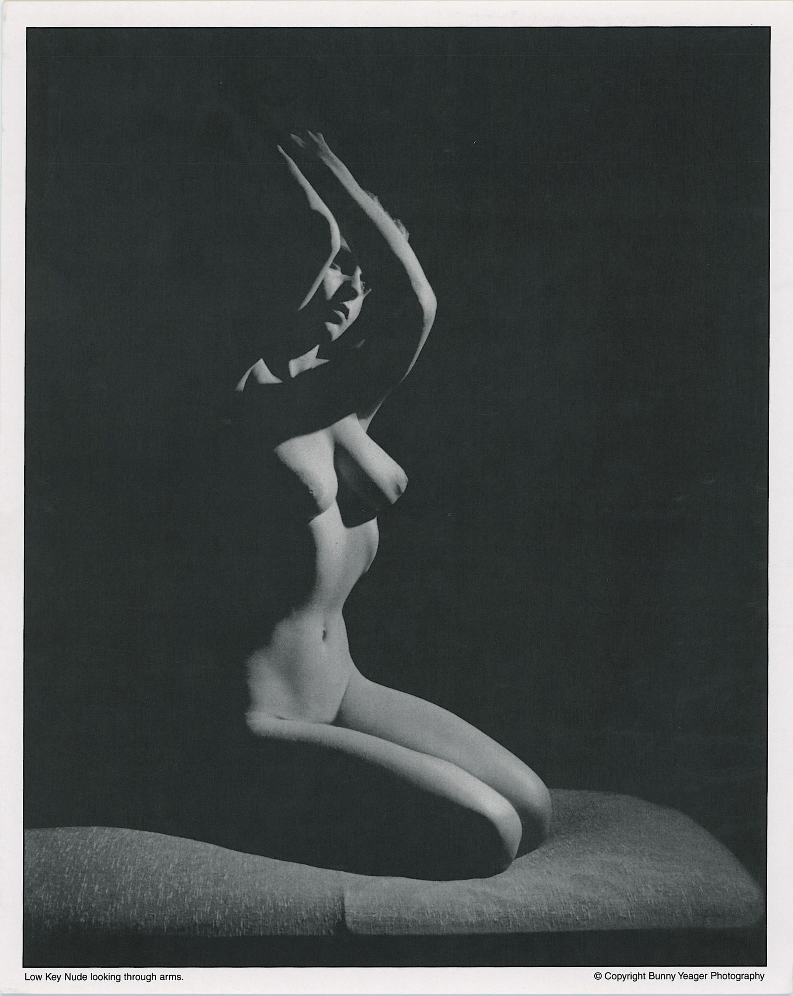 BUNNY YEAGER Vintage Pin Up Litho Model MICKEY O'BRIEN: This lot is consigned by a collector in RI. The provenance is from Bunny Yeager's estate/archives. Linnea Eleanor "Bunny" Yeager (March 13, 1929 - May 24, 2014) was an American photographer and pin-up