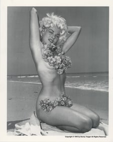 BUNNY YEAGER Vintage Pin Up Litho Model MARIA STINGER