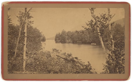 Antique Cabinet Photograp Lake George , NY Ca. 1860s