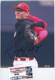Autographed Photo of Stephen Strasburg Pitcher San Diego State University