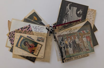 GINNY LLOYD (American 1945) Vintage DADA / MAIL ART 1950s - 1960s