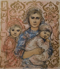 Fine Original Lithograph By EDNA HIBEL, Signed 57/69