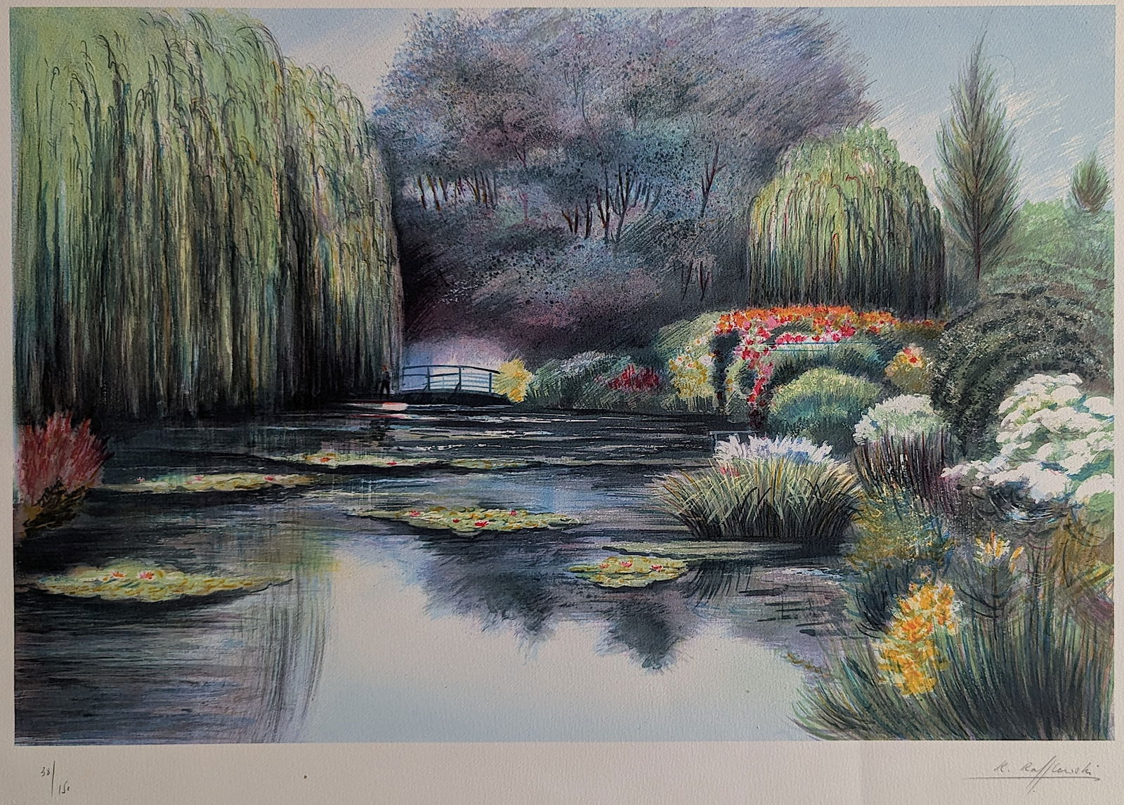 ROLF RAFFLEWSKI Hand Signed Lithograph 38/150 (1 of 6)