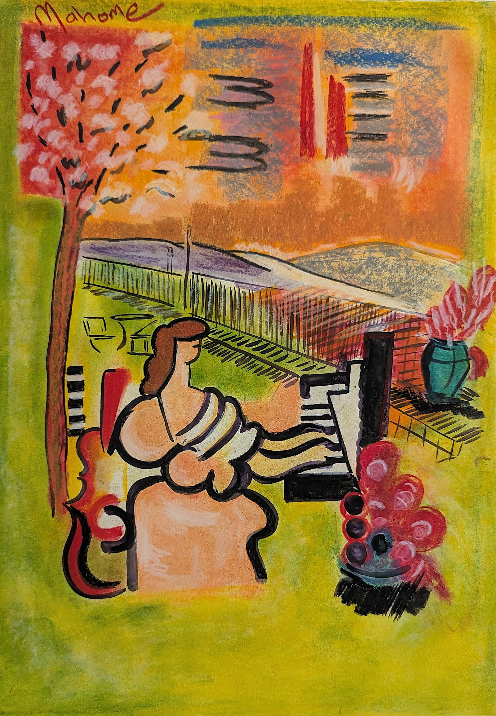 Original Painting LUCAS V MAHOME South African Listed Artist (1 of 1)