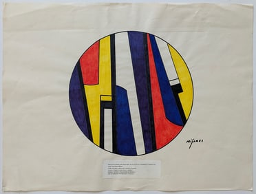 Original Boceto Modern Design for Ceramics by JOSE MARIA MIJARES