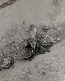 Original Gelatin Photo by TED WILLIAMS - Broken Christ