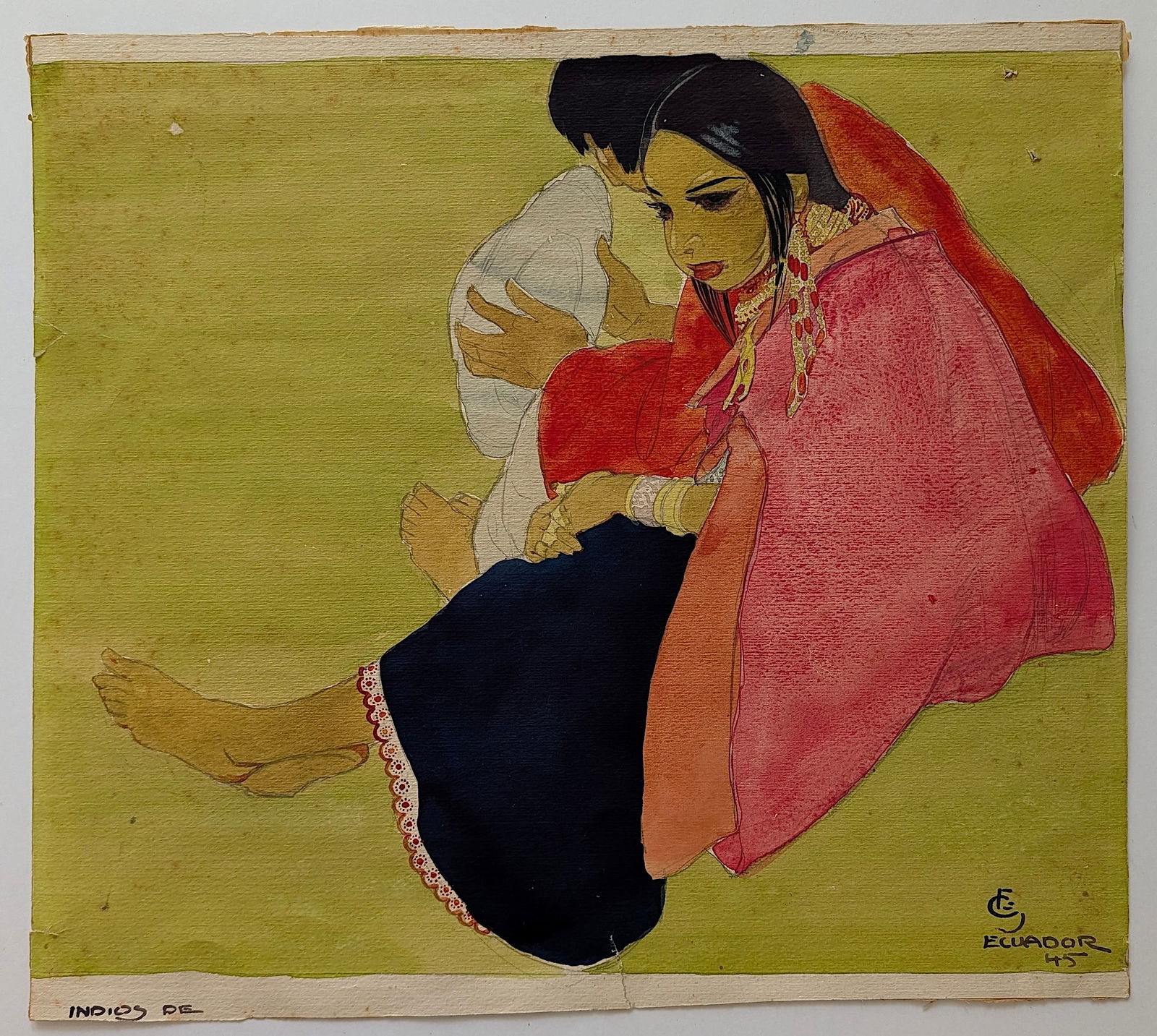 CARL FOLKE SAHLIN (1885-1976) Pair Watercolors on Paper (1 of 7)