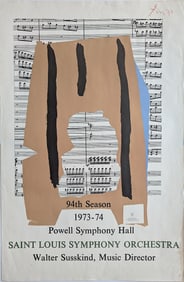 HAND SIGNED Poster ROBERTH MOTHERWELL (1915 - 1991), 1973
