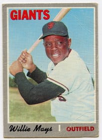 1970 Topps Baseball #600 Willie Mays