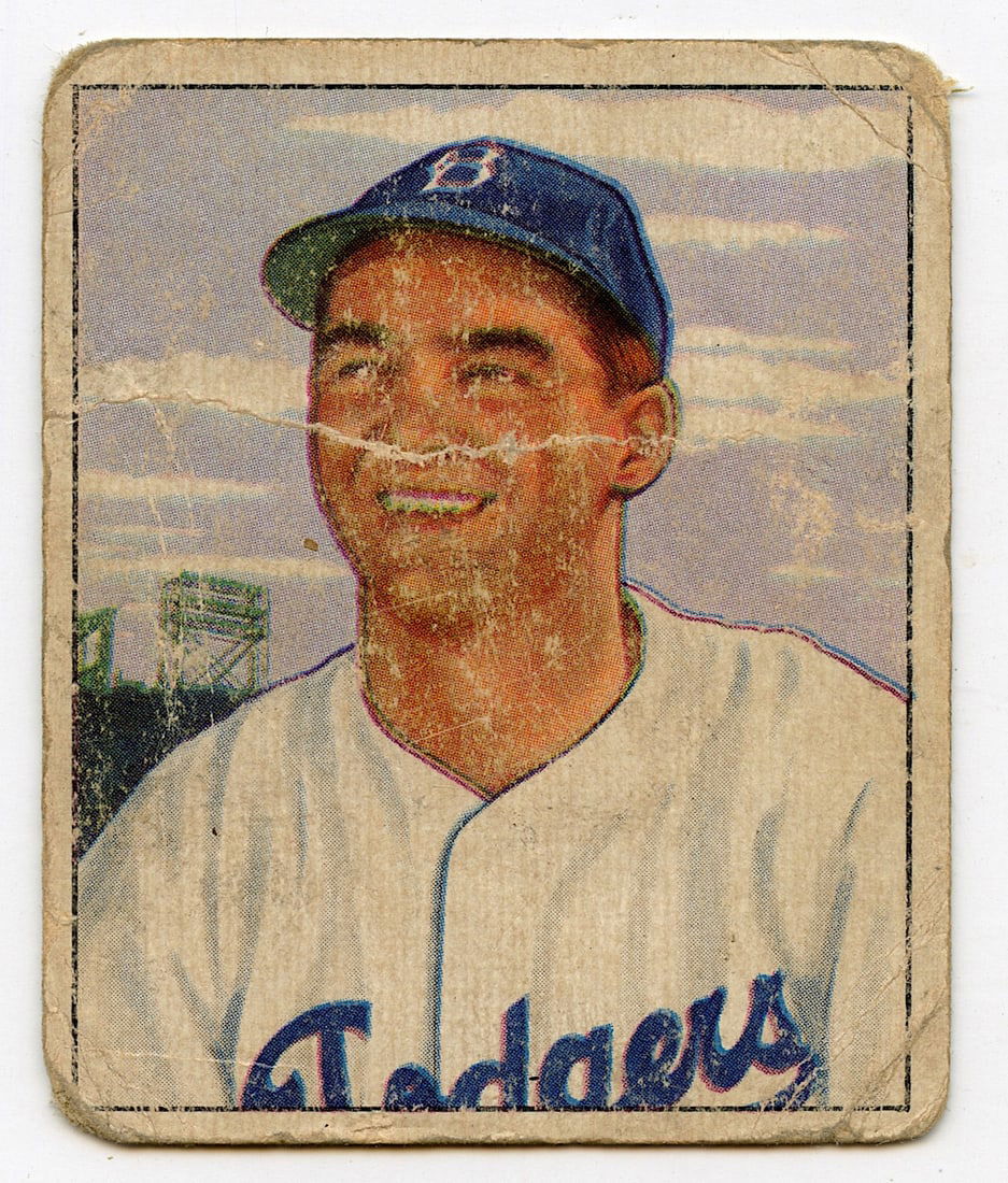 1950 Bowman Baseball #76 Rex Barney (1 of 2)
