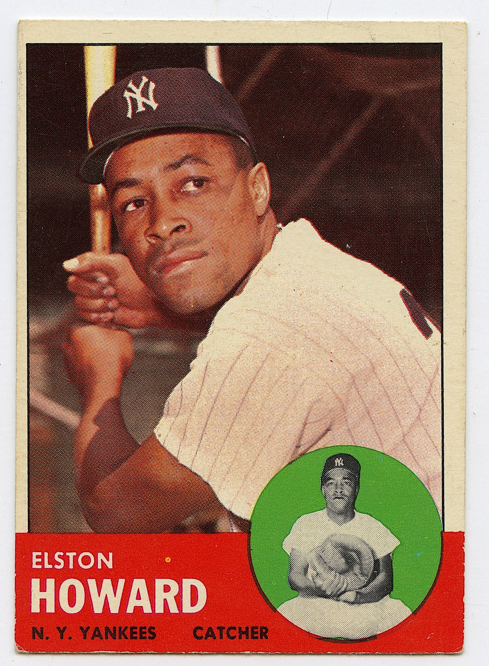 1963 Topps Baseball #60 Elston Howard (1 of 2)
