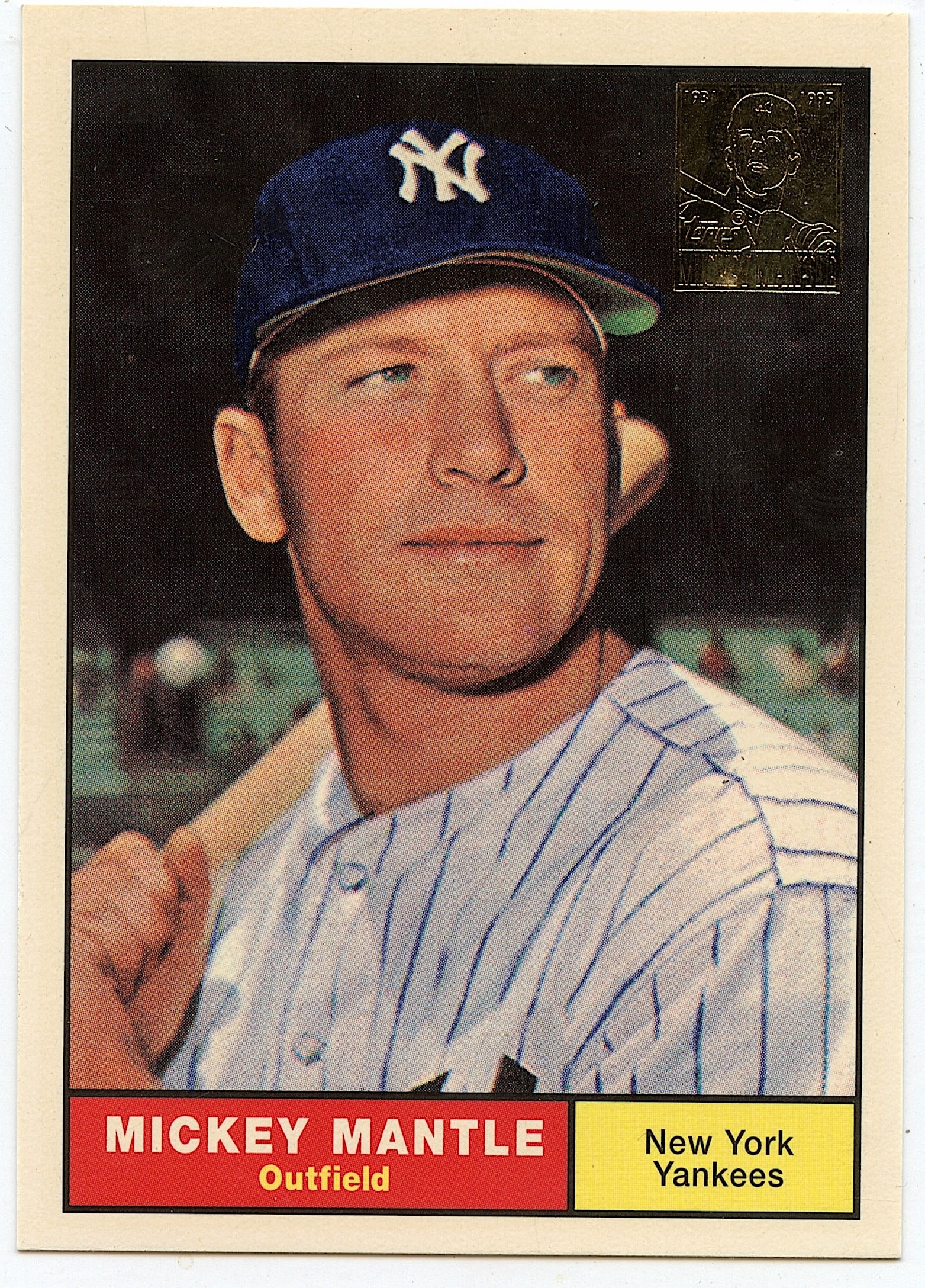 1996 Topps Mickey Mantle Commemorative Card #11/19 (1 of 2)