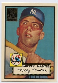 1996 Topps Mickey Mantle Commemorative Card #2/19