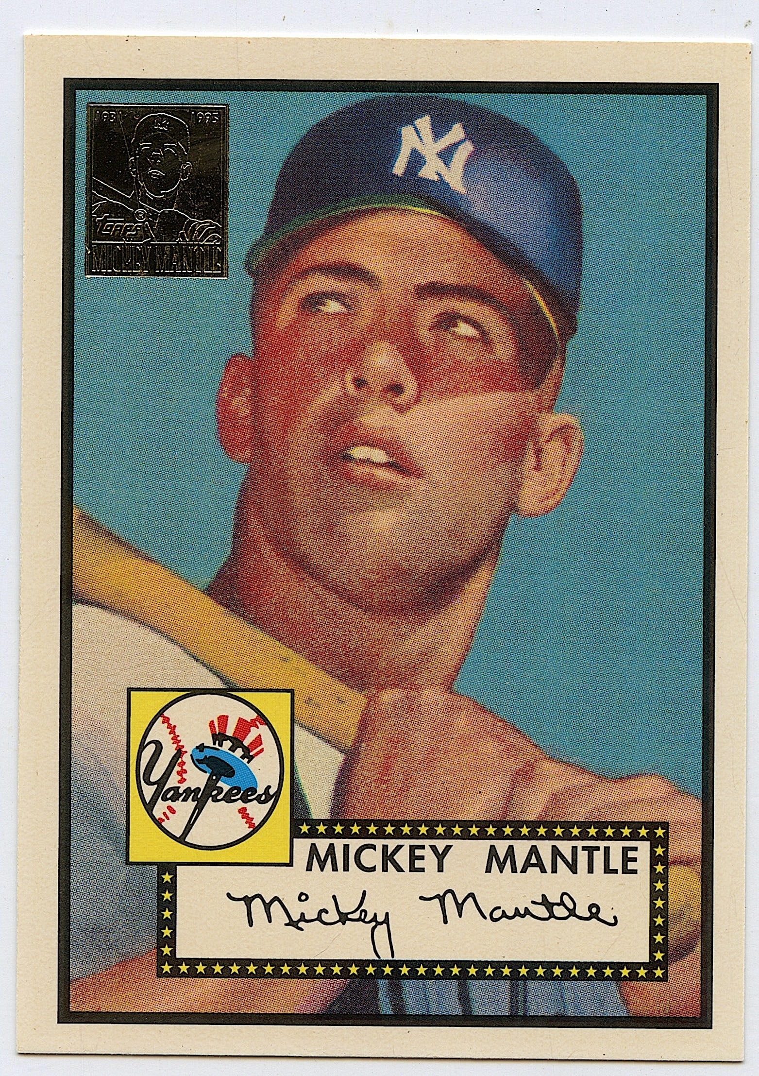 1996 Topps Mickey Mantle Commemorative Card #2/19 (1 of 2)