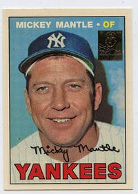 1996 Topps Mickey Mantle Commemorative Card #17/19