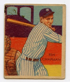 1934-36 Diamond Stars #38 Ben Chapman New York Yankees
