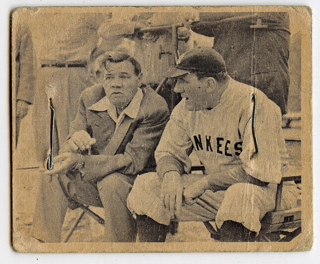 1948 Babe Ruth Story Card #1 In the Making (1 of 2)
