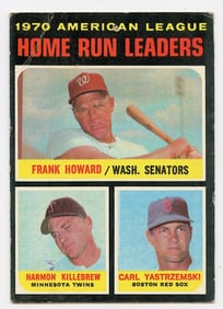 1970 American league home run leaders Topps #65