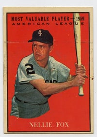 1961 Topps - Nellie Fox - Most Valuable Player 1959 - American League - #477