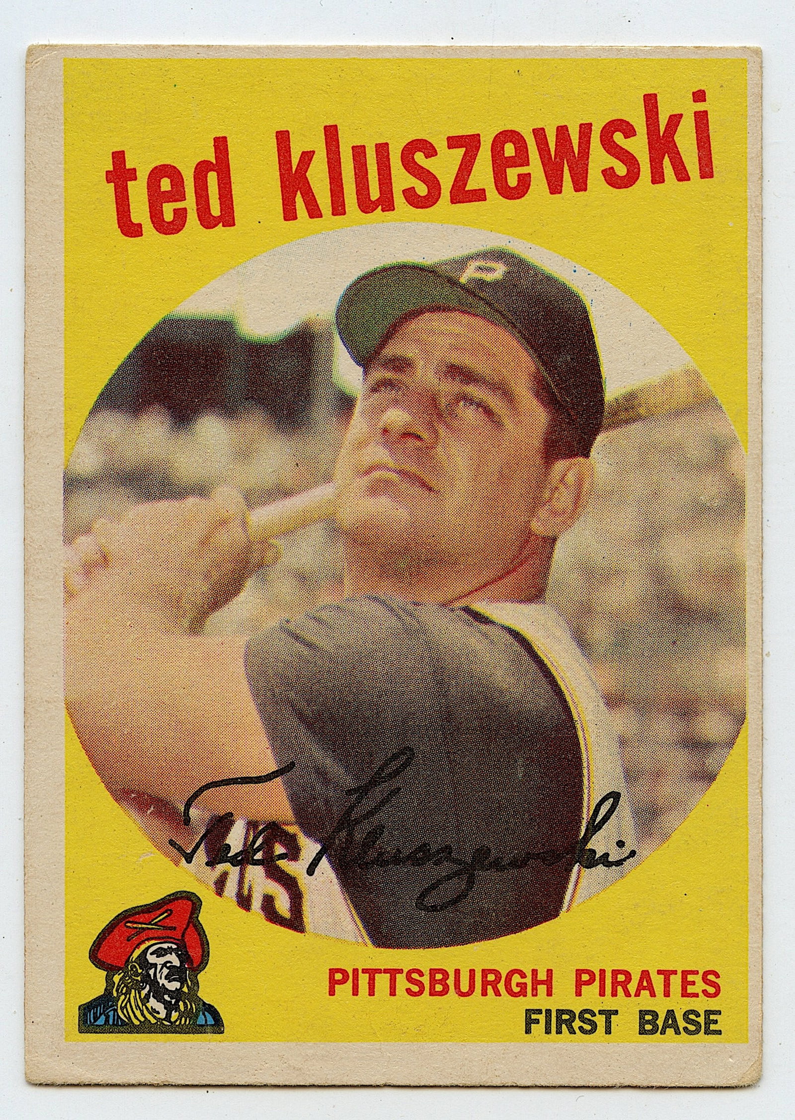 1959 Topps # 35 Ted Kluszewski EX-EXMINT Pittsburgh Pirates (1 of 2)