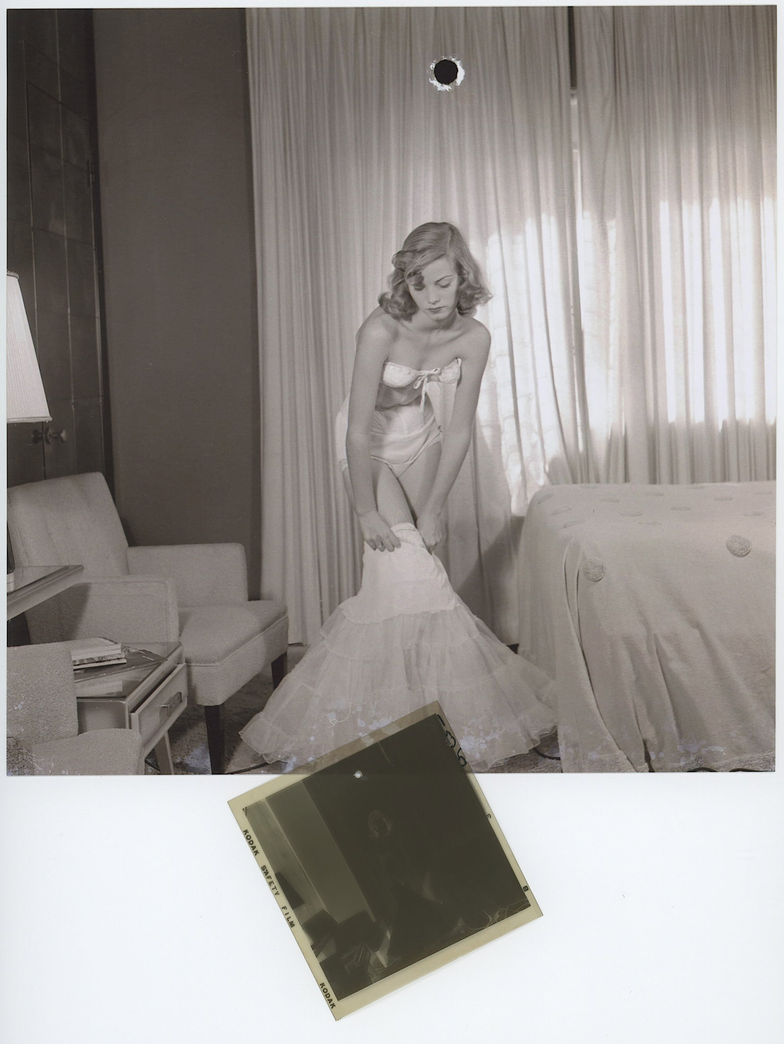 1950s BUNNY YEAGER Pin-Up Negative Photograph of ALTA WHIPPLE with Copyright Transfer (1 of 4)