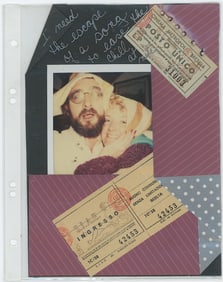 GINNY LLOYD (American 1945) Vintage DADA / MAIL ART 1950s - 1960s